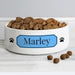 Personalised Blue Plaque 14cm Medium Pet Bowl - The Gift Cabin UK