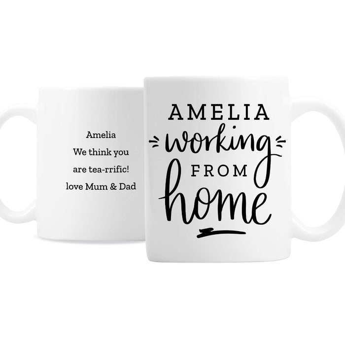 Personalised Working From Home Mug - The Gift Cabin UK