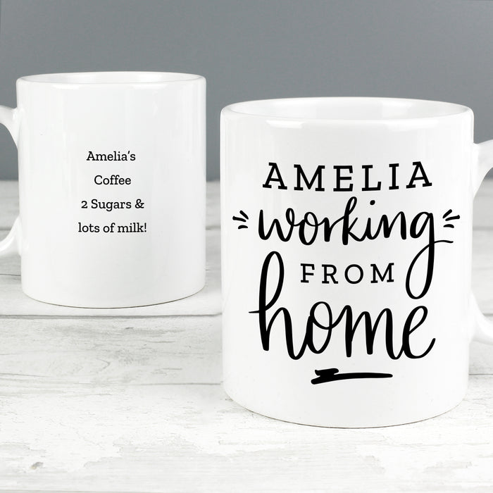 Personalised Working From Home Mug - The Gift Cabin UK