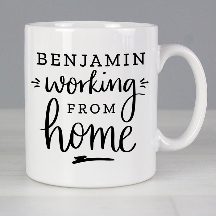 Personalised Working From Home Mug - The Gift Cabin UK