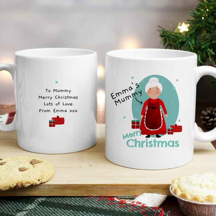 Personalised Mrs Claus Christmas Mug - The Gift Cabin UK