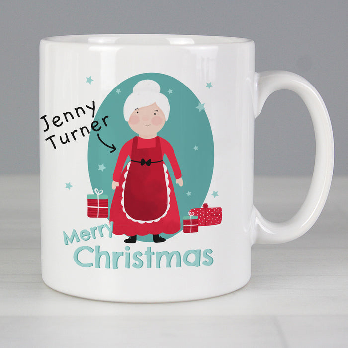 Personalised Mrs Claus Christmas Mug - The Gift Cabin UK