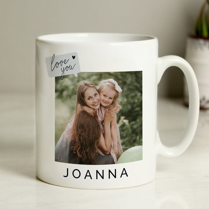 Personalised Love You Snapshot Photo Upload Mug - The Gift Cabin UK