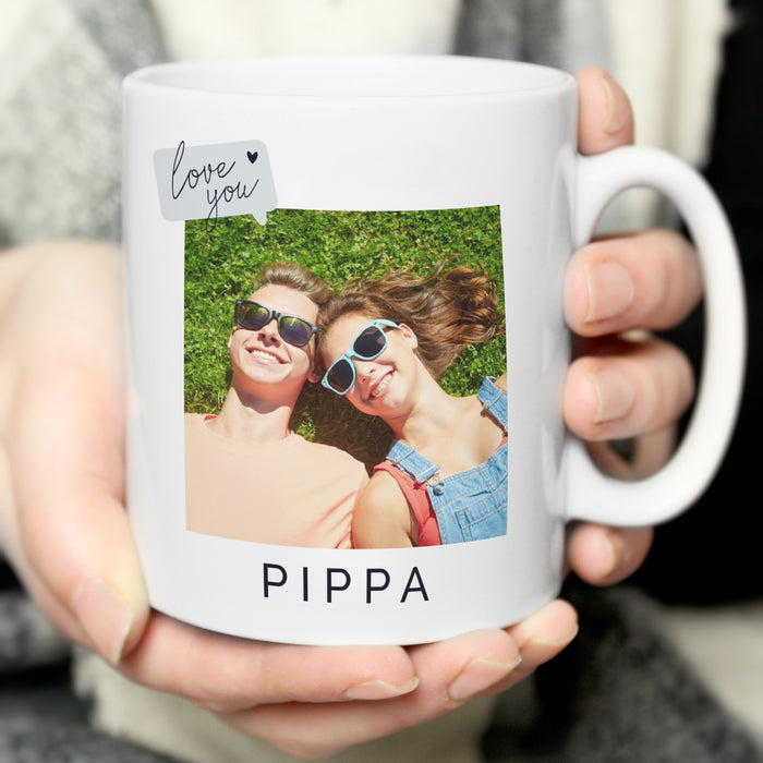 Personalised Love You Snapshot Photo Upload Mug - The Gift Cabin UK