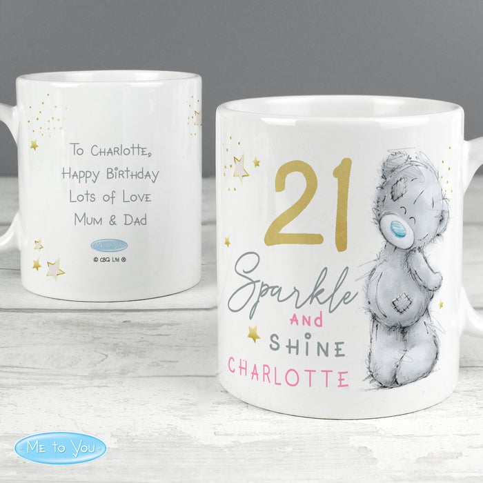 Personalised Me To You Sparkle & Shine Birthday Mug - The Gift Cabin UK