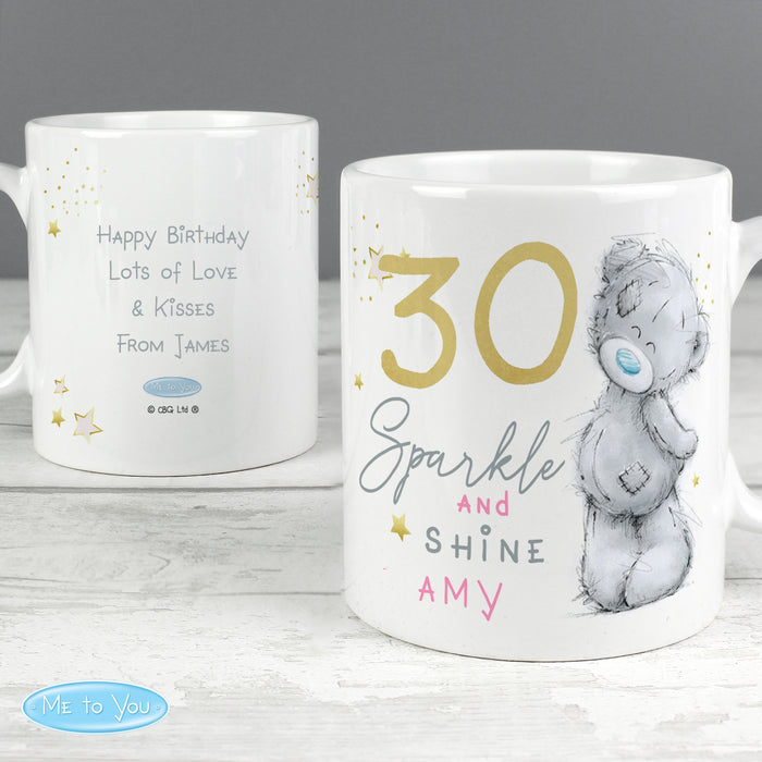 Personalised Me To You Sparkle & Shine Birthday Mug - The Gift Cabin UK