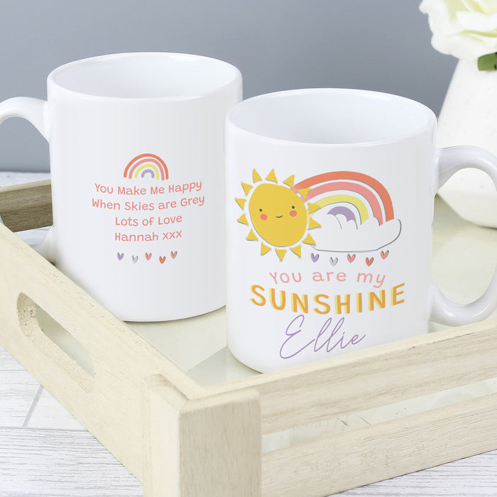 Personalised You Are My Sunshine Mug - The Gift Cabin UK