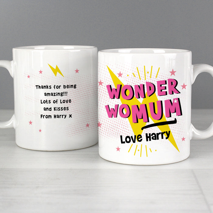 Personalised Wonder WoMum Mug - The Gift Cabin UK