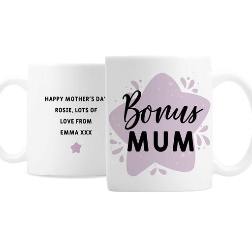 Personalised To My Bonus Mum Mug - The Gift Cabin UK