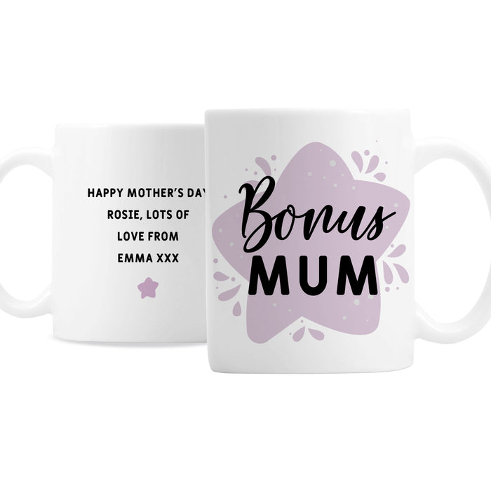 Personalised To My Bonus Mum Mug - The Gift Cabin UK