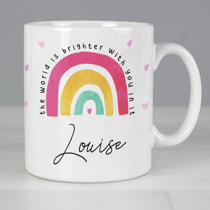 Personalised You Make The World Brighter Mug - The Gift Cabin UK