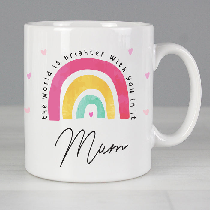 Personalised You Make The World Brighter Mug - The Gift Cabin UK