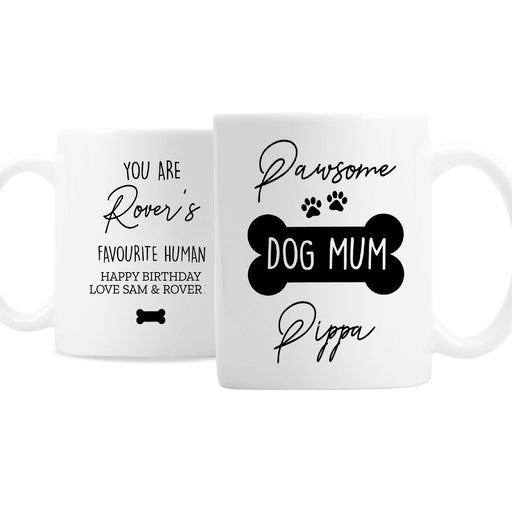 Personalised Pawsome Dog Mum Mug - The Gift Cabin UK