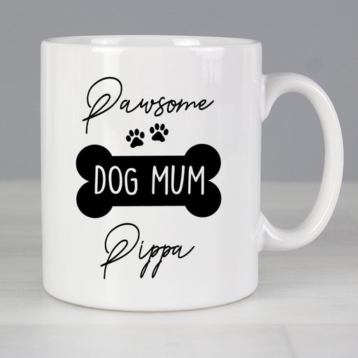 Personalised Pawsome Dog Mum Mug - The Gift Cabin UK