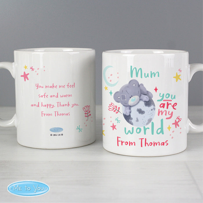 Personalised You Are My World Me To You Mug - The Gift Cabin UK