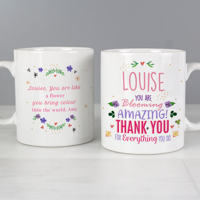 Personalised You Are Blooming Amazing Mug - The Gift Cabin UK