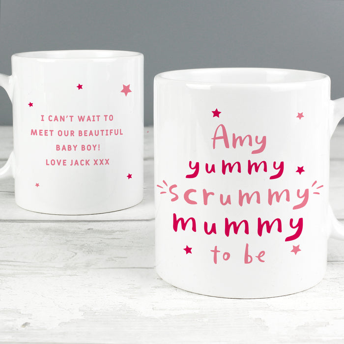 Personalised Yummy Scrummy Mummy To Be Mug - The Gift Cabin UK