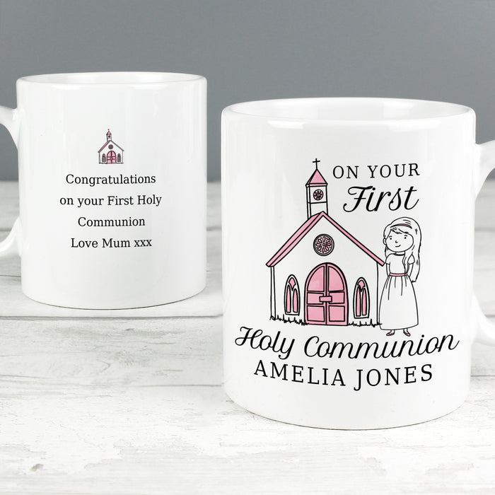 Personalised Girls First Holy Communion Mug - The Gift Cabin UK