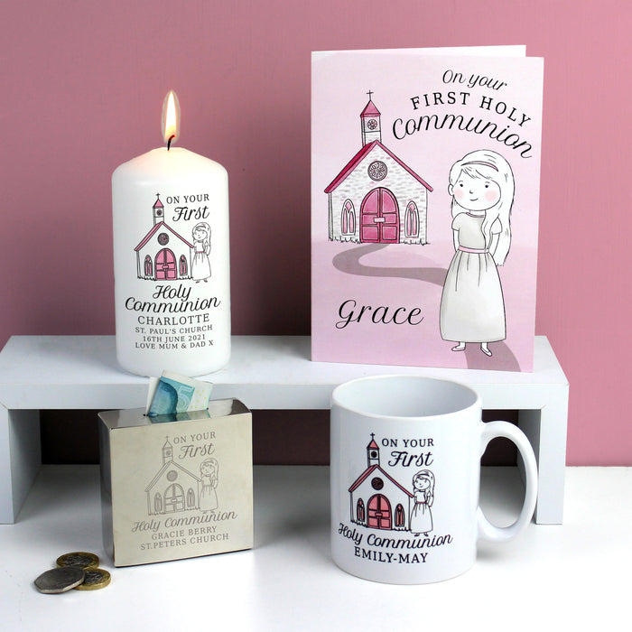 Personalised Girls First Holy Communion Mug - The Gift Cabin UK