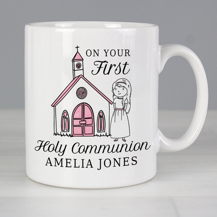 Personalised Girls First Holy Communion Mug - The Gift Cabin UK