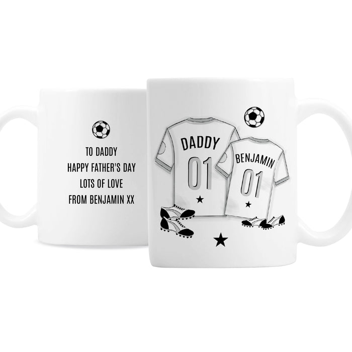 Personalised Football Mini Me Mug - The Gift Cabin UK