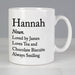 Personalised Dictionary Definition Mug - The Gift Cabin UK