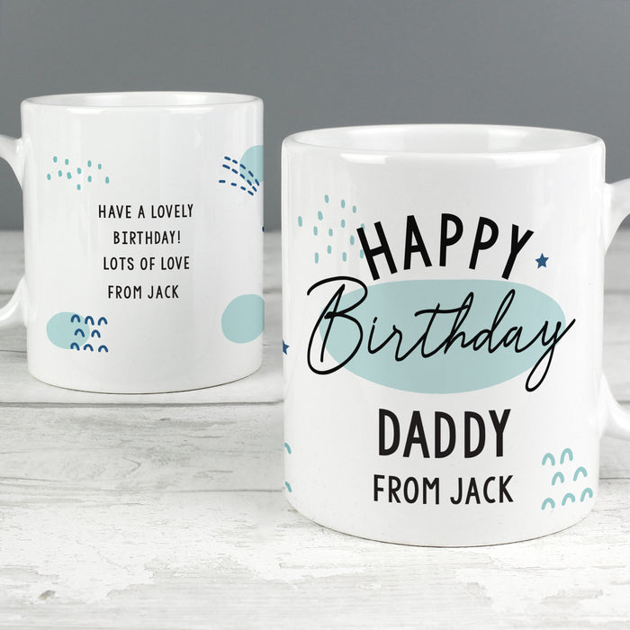 Personalised Happy Birthday Mug - The Gift Cabin UK