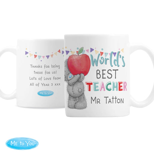 Personalised Me to You World's Best Teacher Mug - The Gift Cabin UK