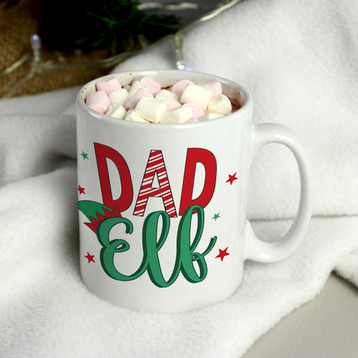 Personalised Dad Elf Mug - The Gift Cabin UK