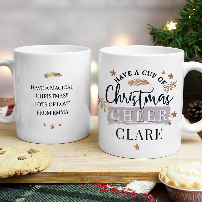 Personalised Cup of Christmas Cheer Mug - The Gift Cabin UK