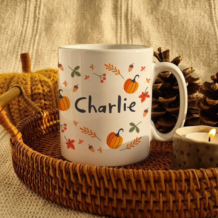 Personalised Pumpkin Mug - The Gift Cabin UK