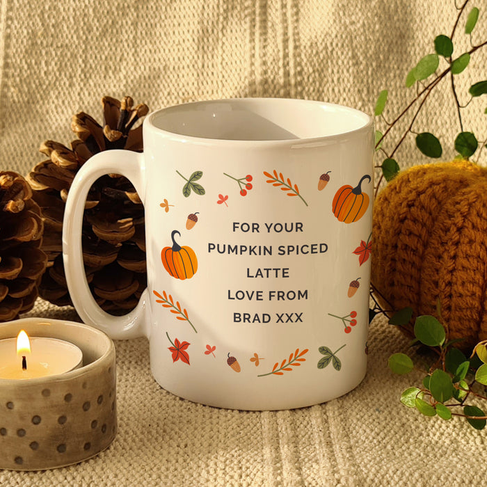 Personalised Pumpkin Mug - The Gift Cabin UK