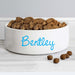 Personalised Blue Name 14cm Medium Pet Bowl - The Gift Cabin UK