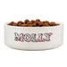 Personalised Pink Spots Name 14cm Medium Pet Bowl - The Gift Cabin UK