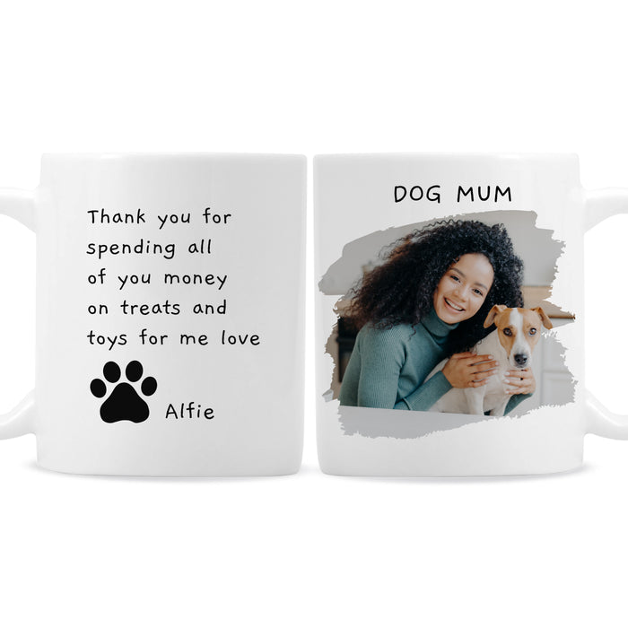 Personalised Free Text Pet Photo Upload Mug - The Gift Cabin UK