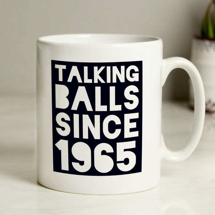 Personalised Talking Balls Since Mug - The Gift Cabin UK