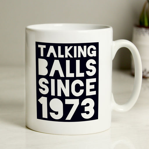 Personalised Talking Balls Since Mug - The Gift Cabin UK