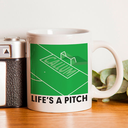 Personalised Life's A Pitch Mug - The Gift Cabin UK