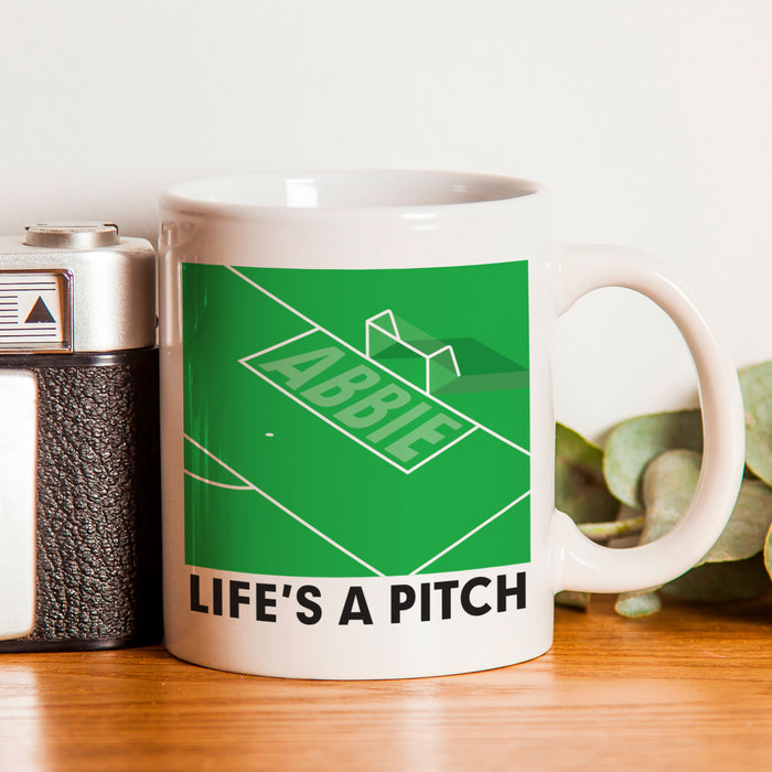 Personalised Life's A Pitch Mug - The Gift Cabin UK