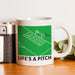 Personalised Life's A Pitch Mug - The Gift Cabin UK