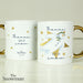 Personalised The Snowman Let it Snow Gold Handed Mug - The Gift Cabin UK