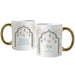 Personalised Eid and Ramadan Gold Handled Mug - The Gift Cabin UK