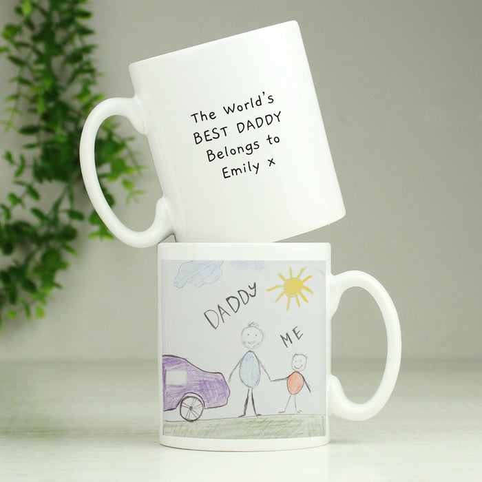 Personalised Childrens Drawing Photo Upload Mug - The Gift Cabin UK