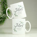 Personalised Botanical Mrs Mug - The Gift Cabin UK