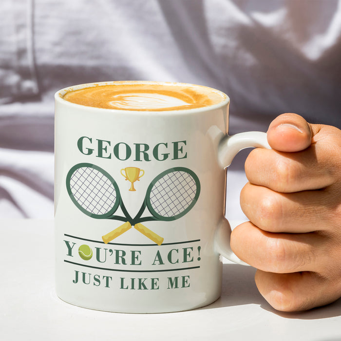 Personalised Tennis Mug - The Gift Cabin UK