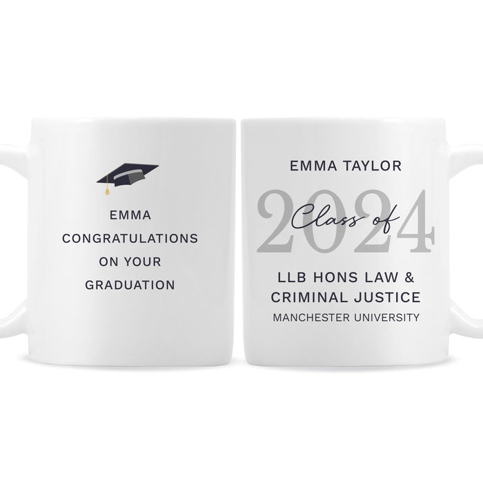 Personalised Class of Graduation Mug - The Gift Cabin UK