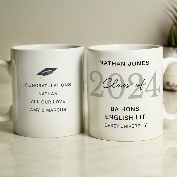 Personalised Class of Graduation Mug - The Gift Cabin UK