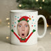 Personalised Photo Upload Christmas Elf Mug - The Gift Cabin UK