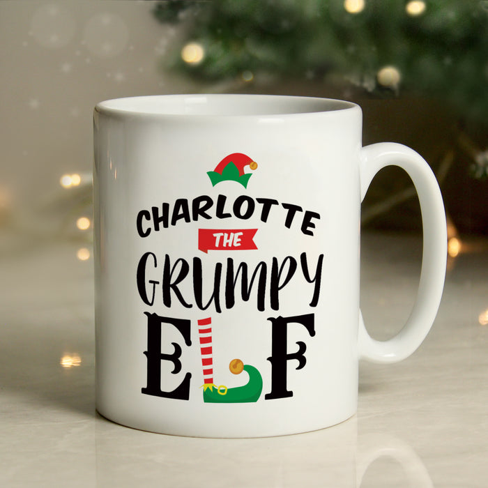 Personalised Elf Christmas Mug - The Gift Cabin UK