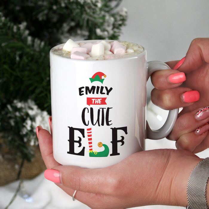 Personalised Elf Christmas Mug - The Gift Cabin UK